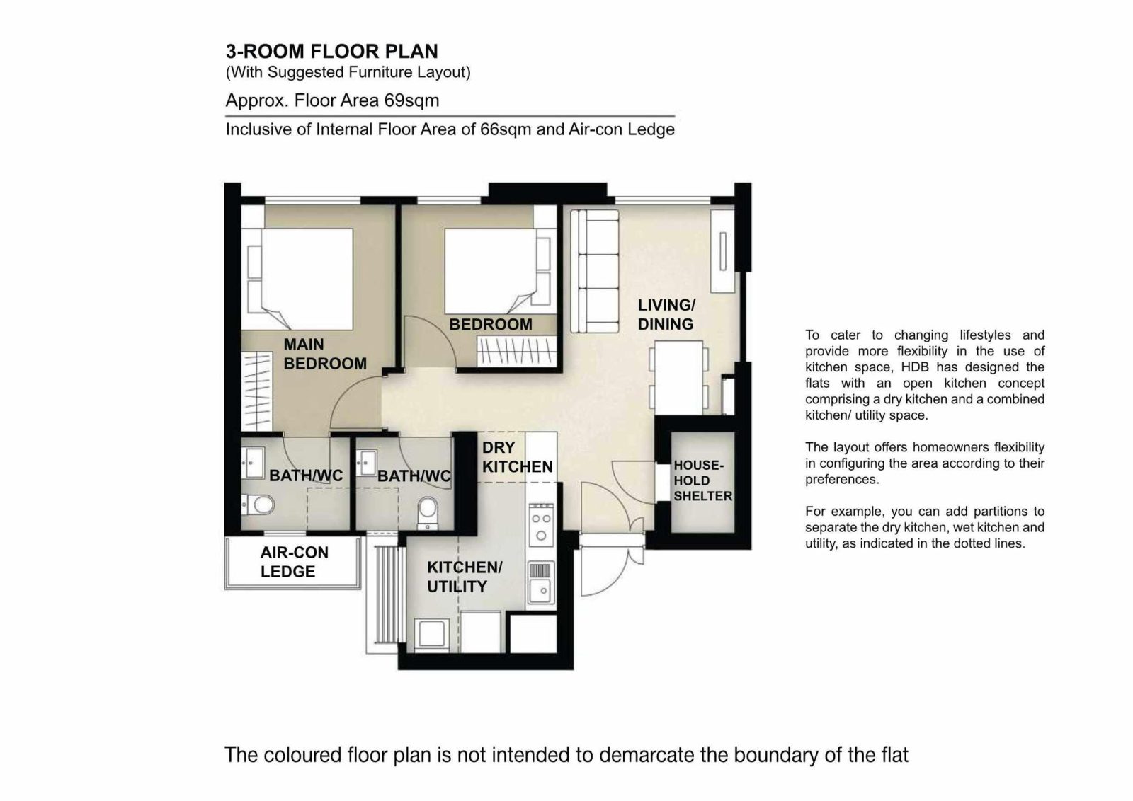 Sembawang Brook 3 Room