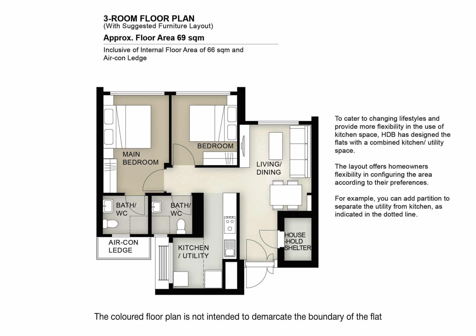 Sembawang Portico 3 Room