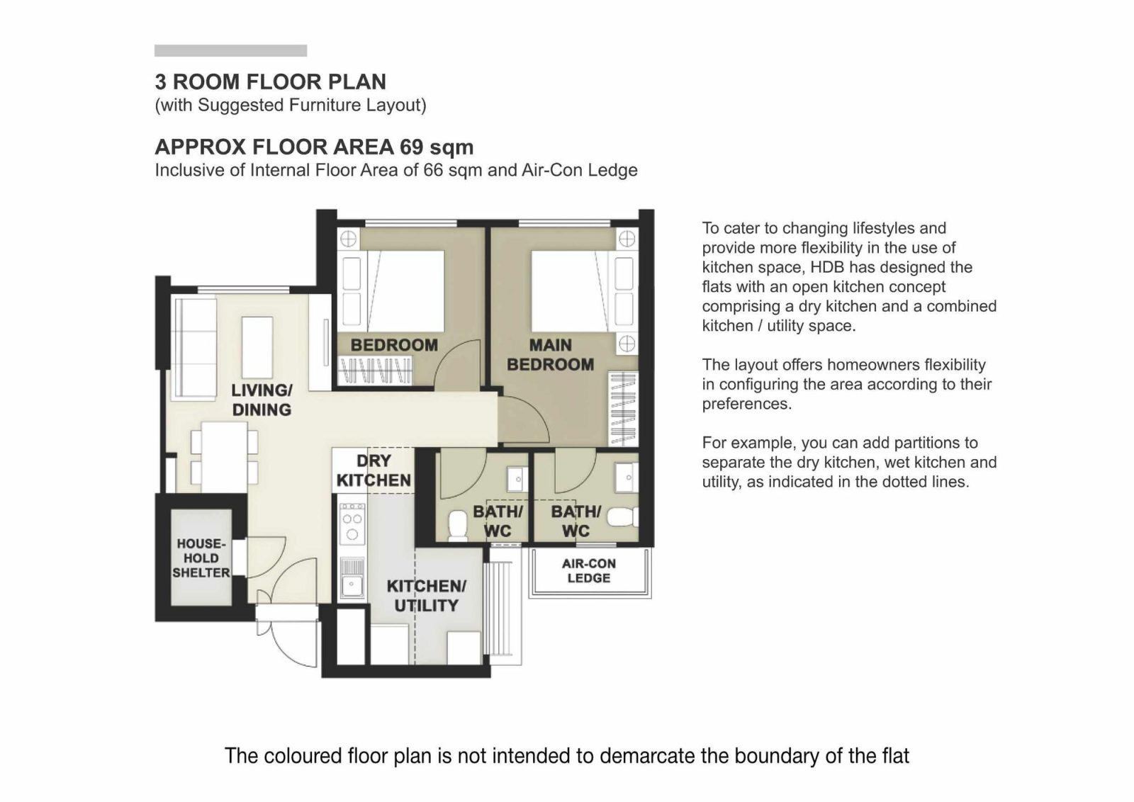 Woodgrove Acres 3 Room