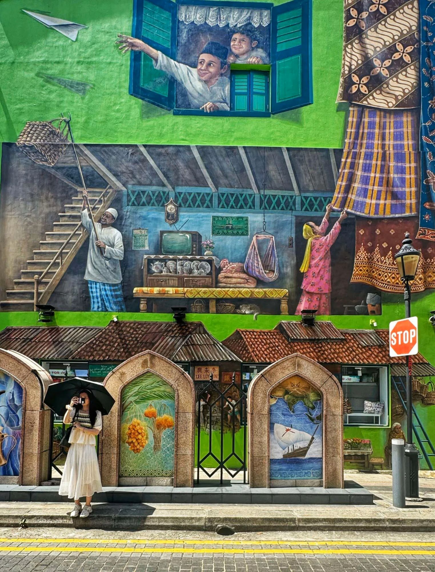 A mural at Kampong Glam