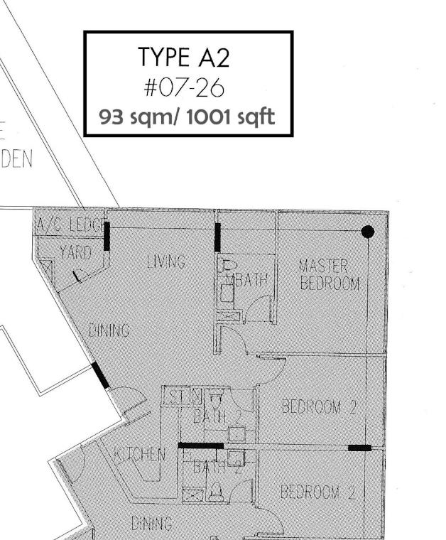 Interlace 2 bedder floor plan