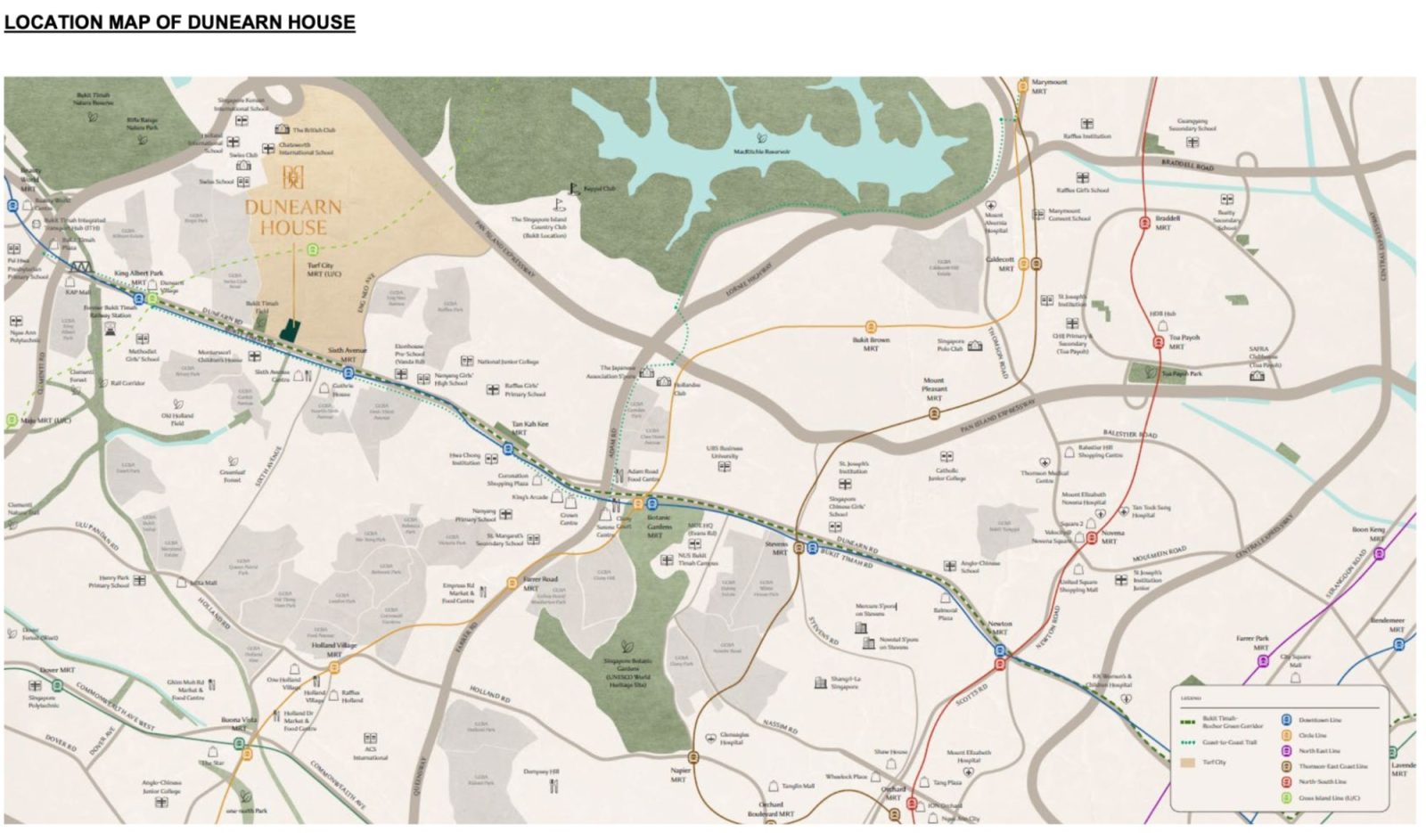 Dunearn House Location