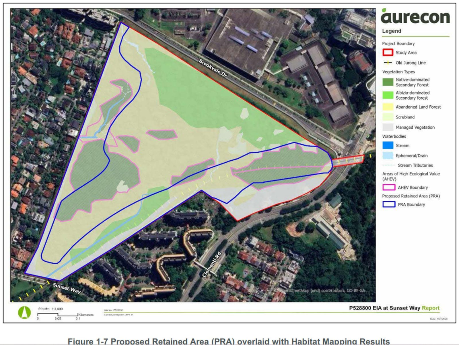 Screenshot Proposed Retained Area