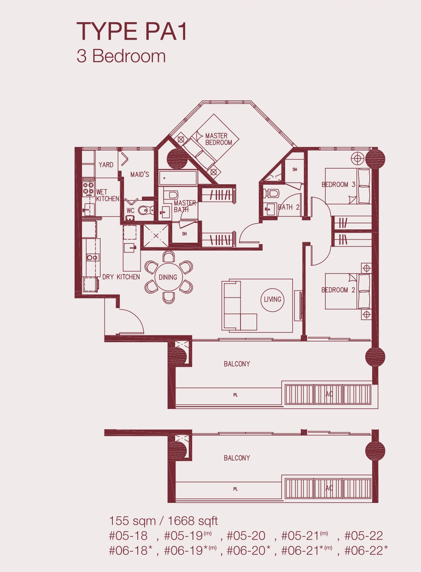 PA1 floor plan