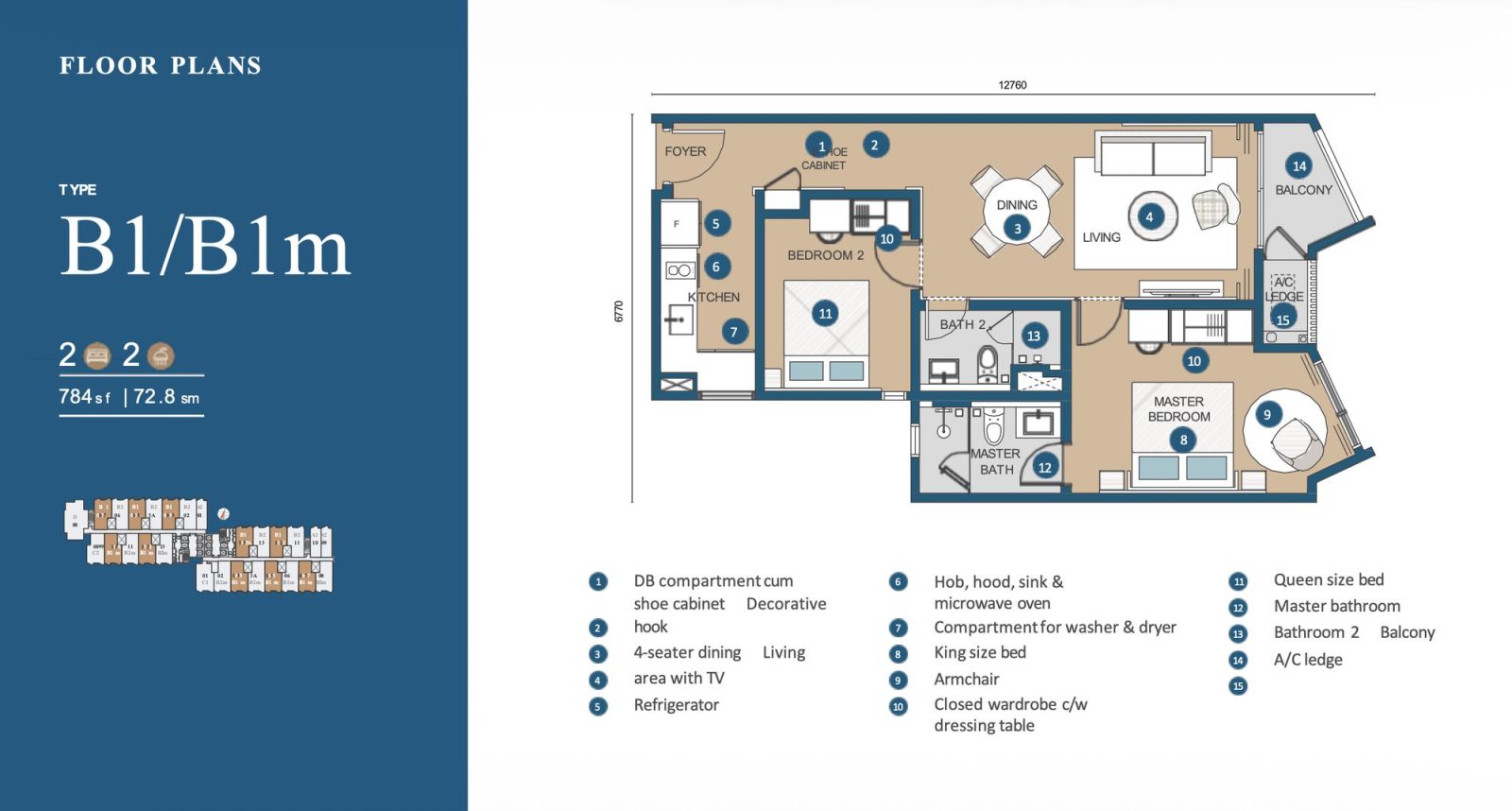 Clarissa Type B1 Plan