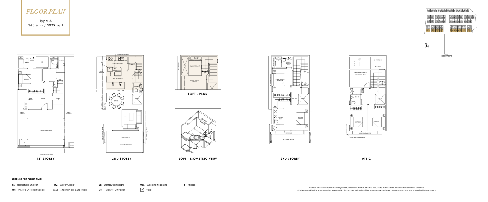 Belgravia Ace Type A Floor Plan