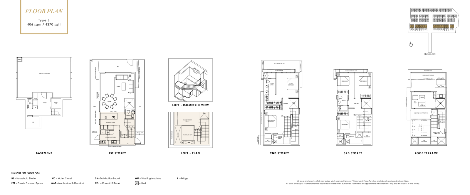 Belgravia Ace Type B Floor Plan