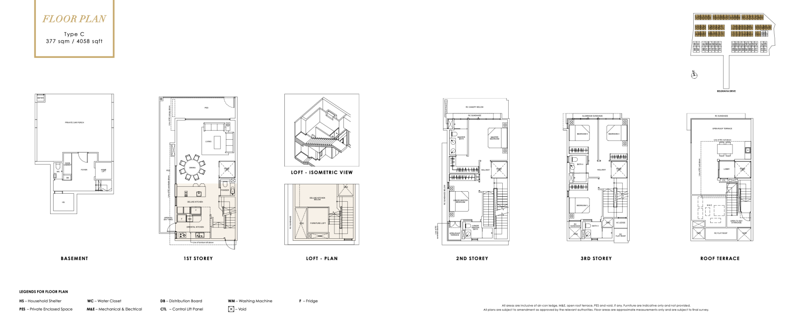 Belgravia Ace Type C Floor Plan