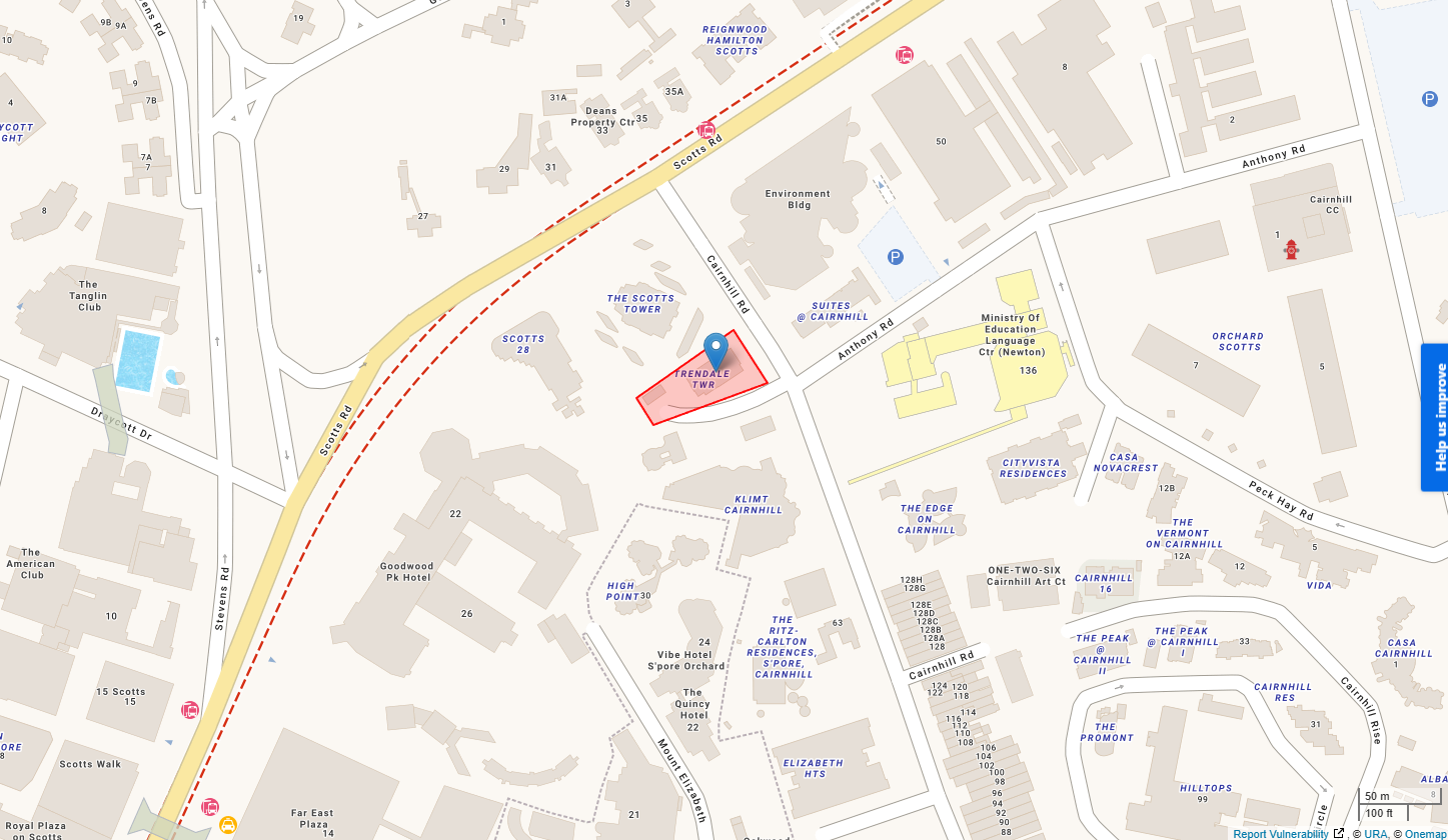 Trendale Tower Map