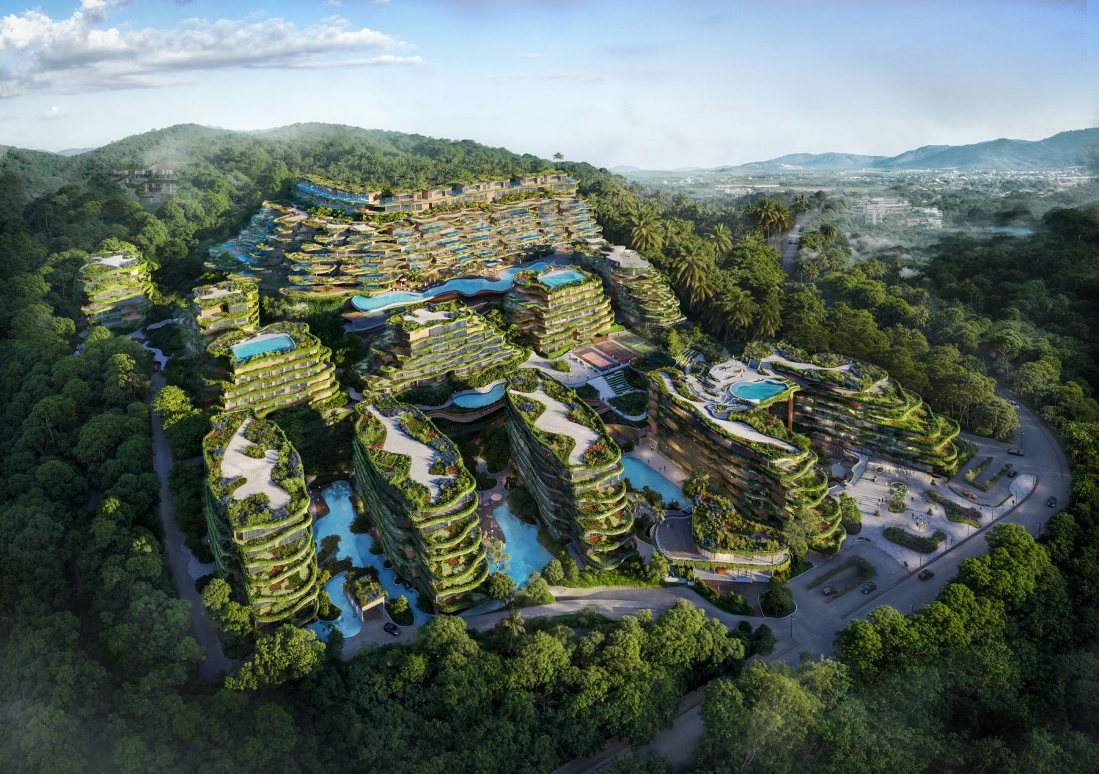 1. Layan Verde General view of the project. Rendering courtesy of VillaCarte Group