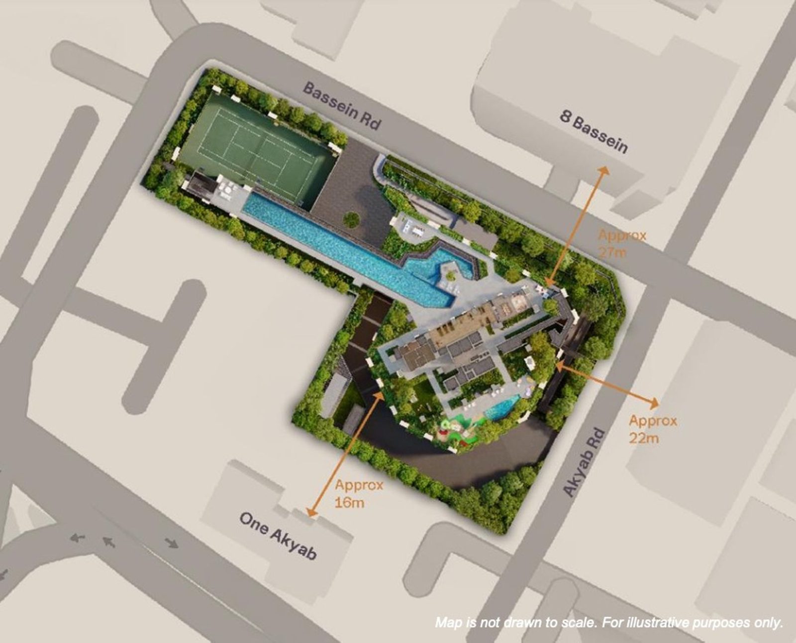 The Serra site plan