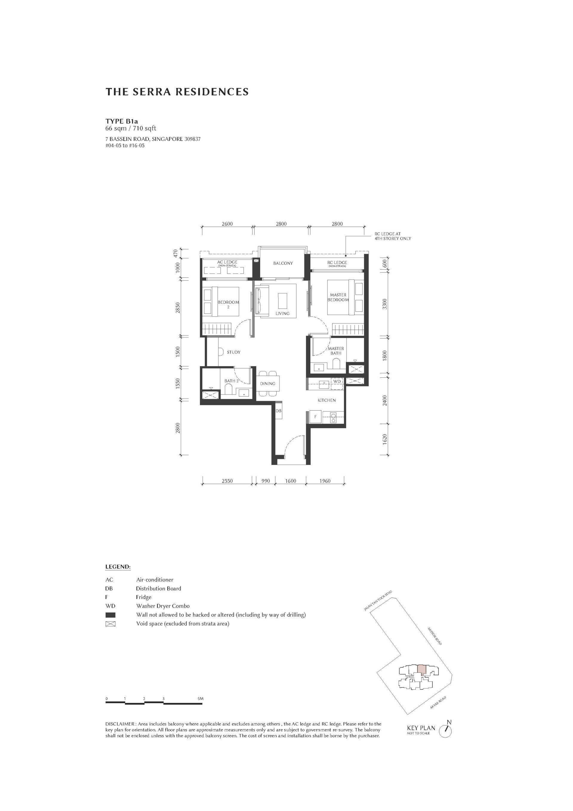 The Serra Type B1a Floorplan