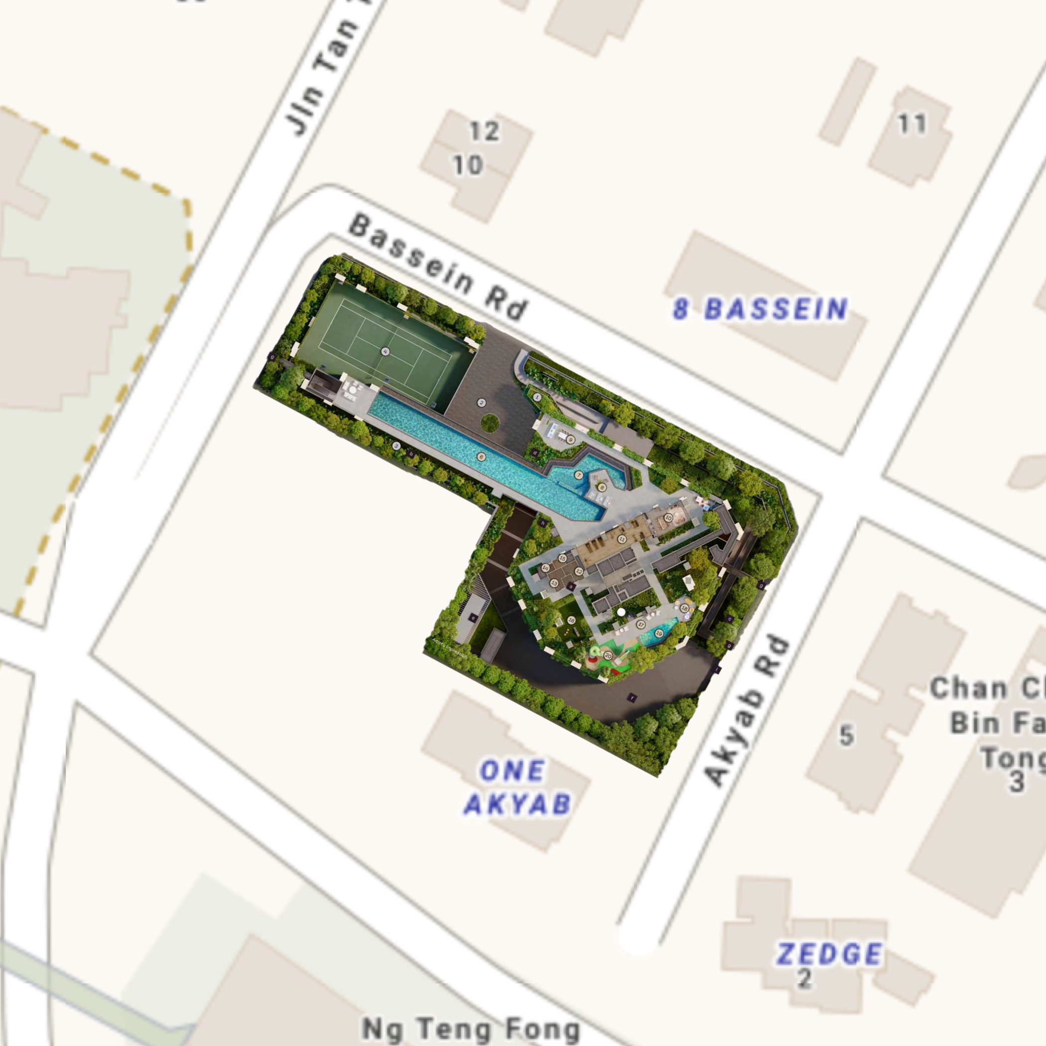 The Serra Siteplan