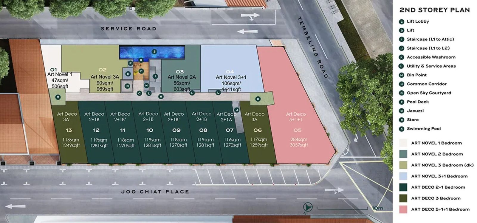 Atlassia 2nd Storey Siteplan
